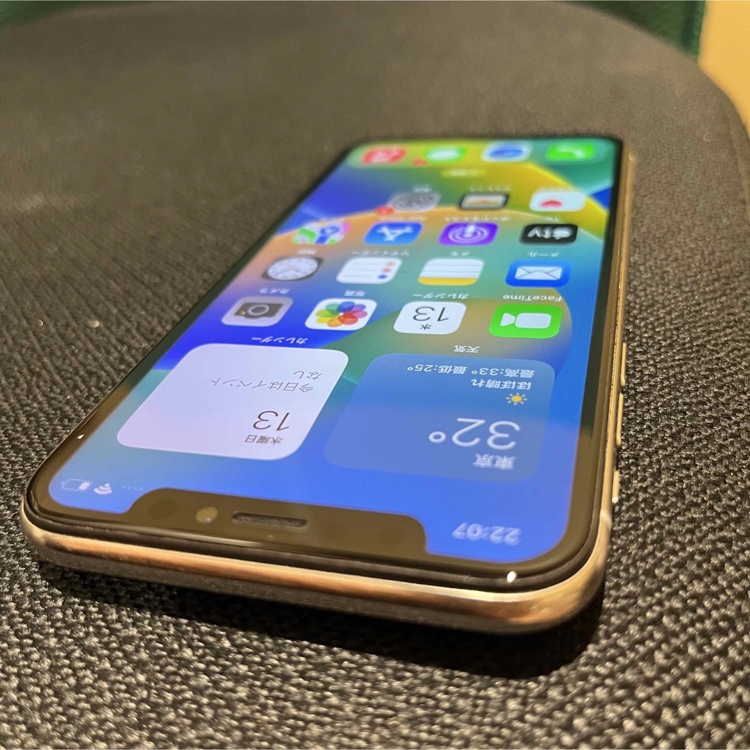 370☆iPhone X☆64GB☆SIMフリー☆新品バッテリー☆送料込み☆