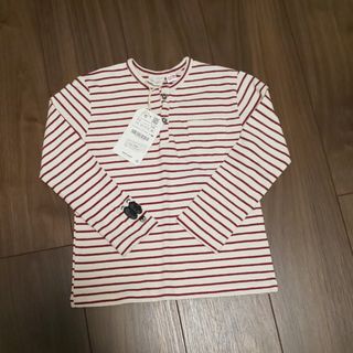 ザラキッズ(ZARA KIDS)の新品タグつき  ZARA Baby  ボーダー  長袖Tシャツ 104cm(Tシャツ/カットソー)