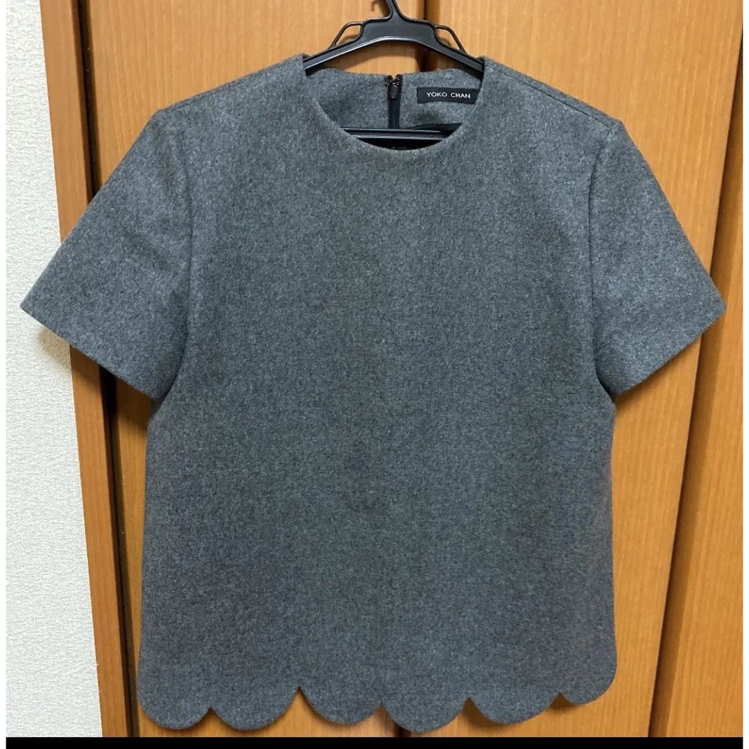 yokochan ヨーコチャン　へプラムTシャツ　トップスsize40