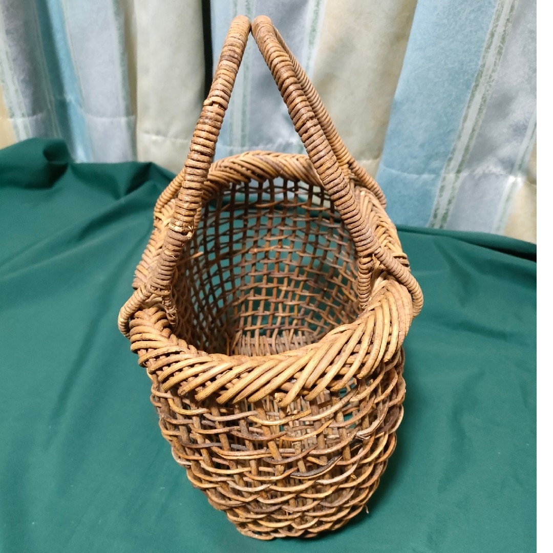 あけび 蔓 カゴ 籠 バスケット ハンドメイド