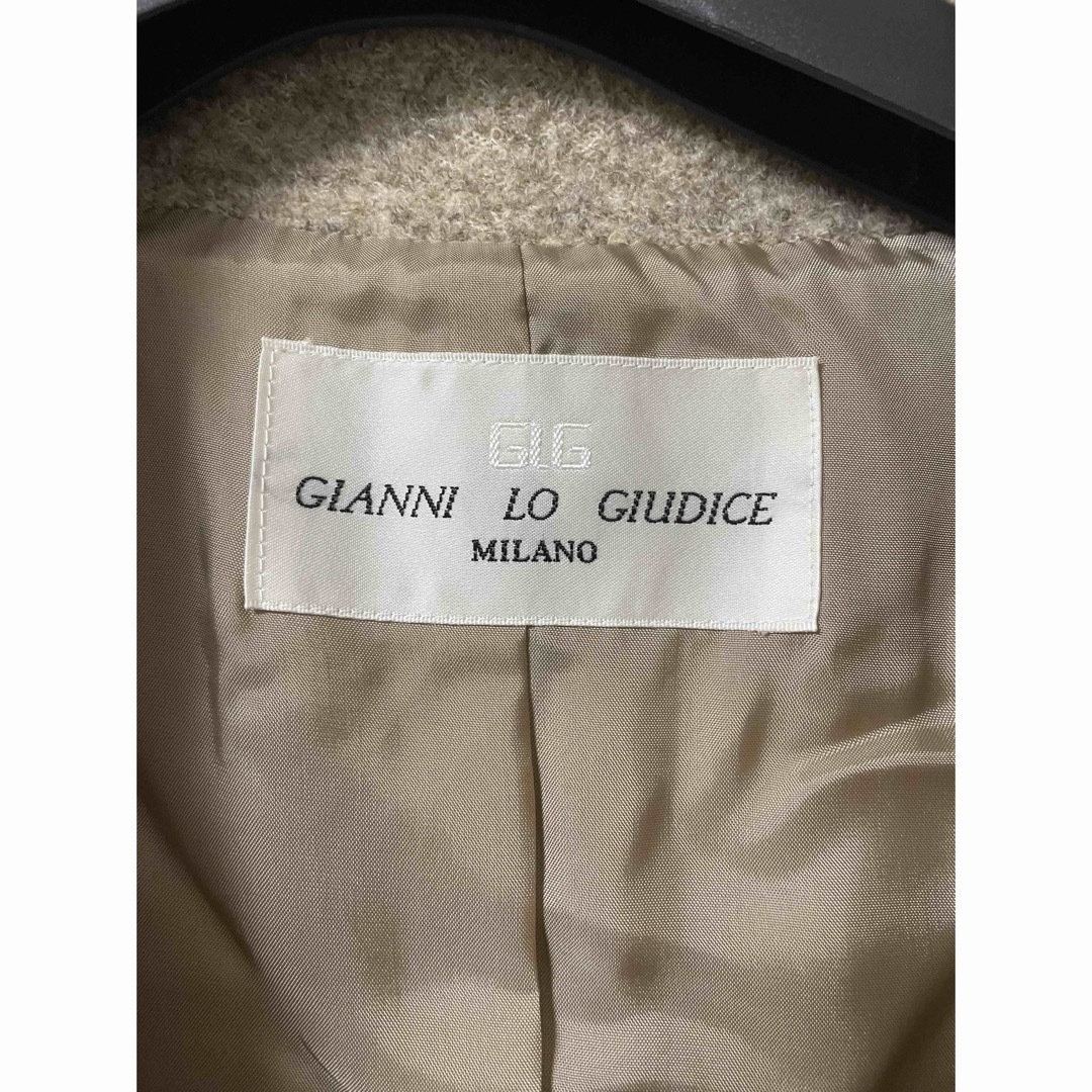 GIANNI LO GIUDICE(ジャンニロジュディチェ)のGIANNI LO GIUDICE レディース　ウールコート サイズ40 レディースのジャケット/アウター(チェスターコート)の商品写真