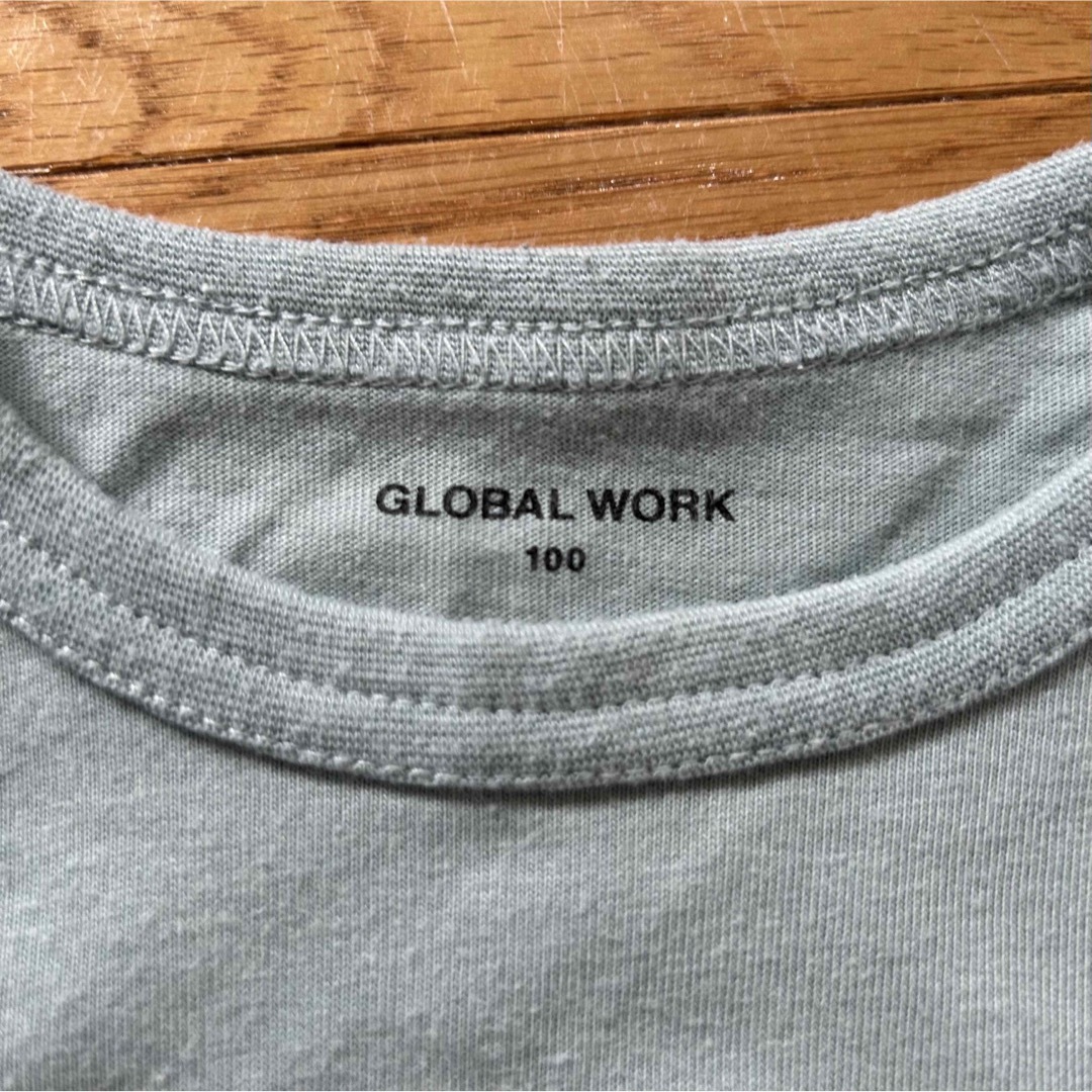 GLOBAL WORK(グローバルワーク)のグローバルワーク　Tシャツ　100 120 キッズ/ベビー/マタニティのキッズ服女の子用(90cm~)(Tシャツ/カットソー)の商品写真