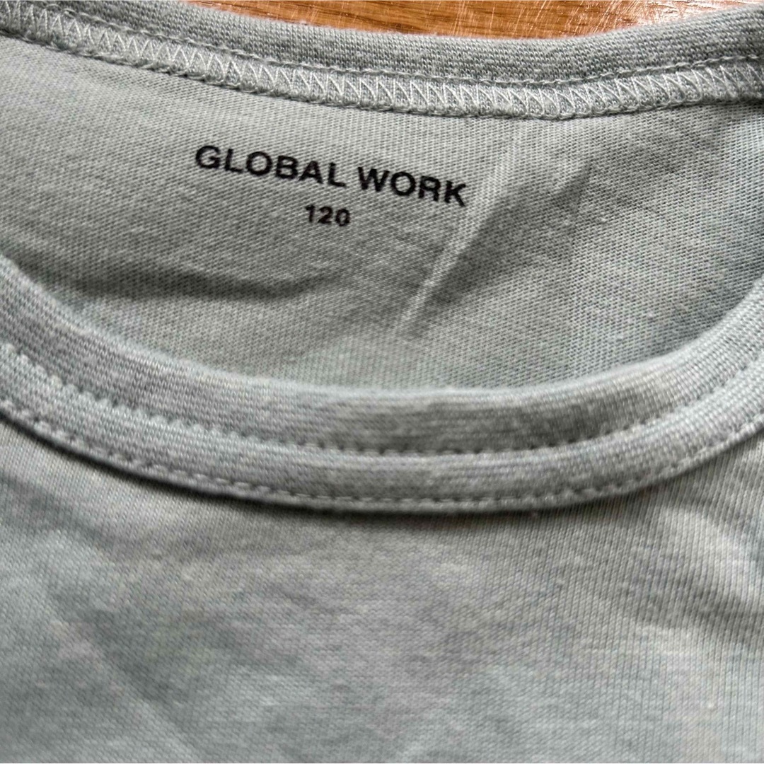 GLOBAL WORK(グローバルワーク)のグローバルワーク　Tシャツ　100 120 キッズ/ベビー/マタニティのキッズ服女の子用(90cm~)(Tシャツ/カットソー)の商品写真
