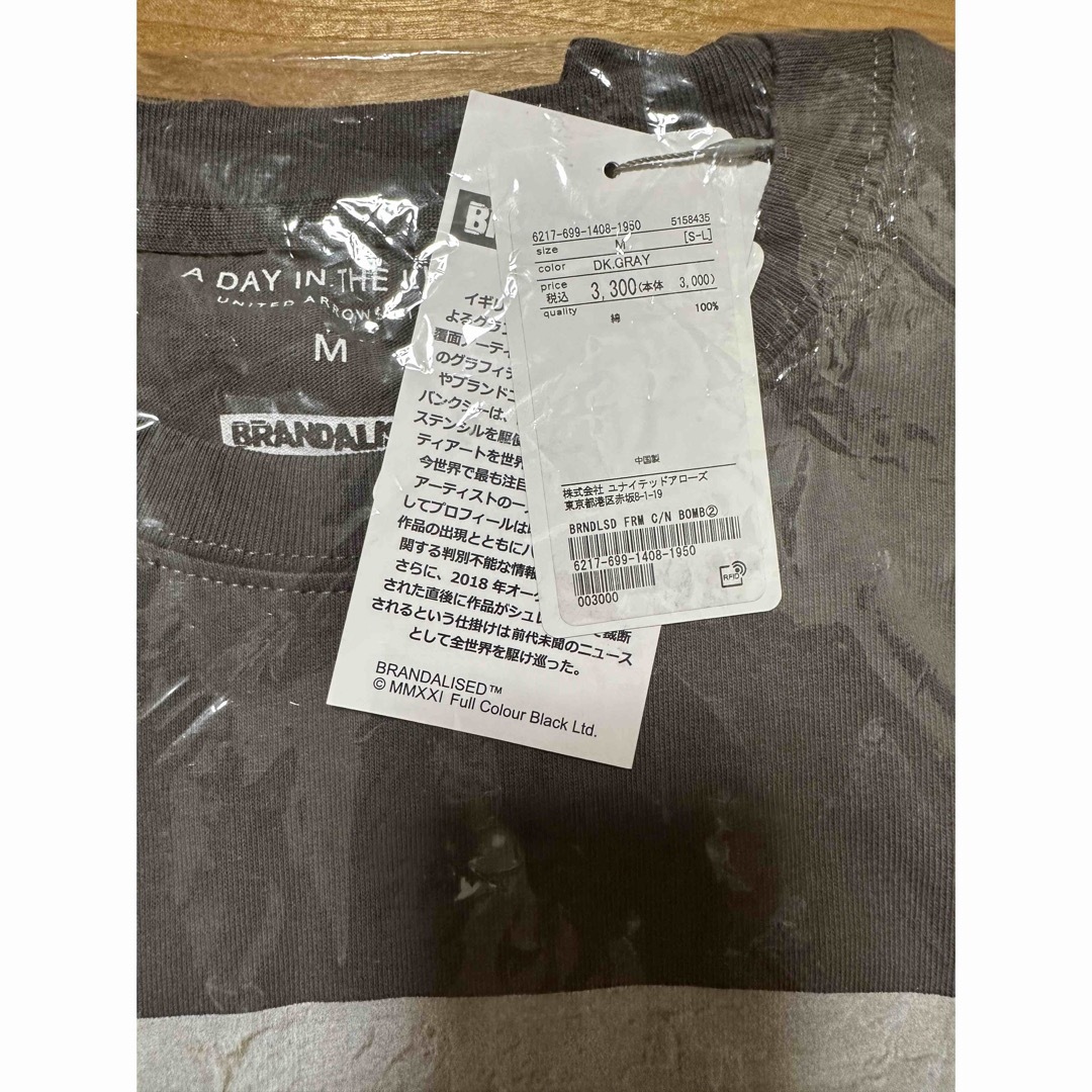 UNITED ARROWS(ユナイテッドアローズ)のユナイテッドアローズTシャツMサイズ新品 メンズのトップス(Tシャツ/カットソー(半袖/袖なし))の商品写真