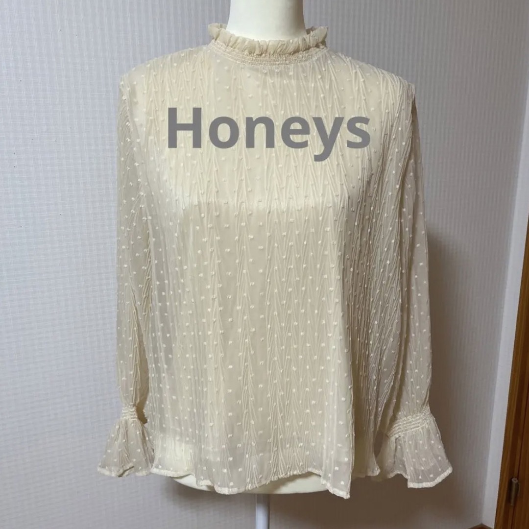 HONEYS(ハニーズ)の美品 Honeys シフォン ブラウス レディースのトップス(シャツ/ブラウス(長袖/七分))の商品写真