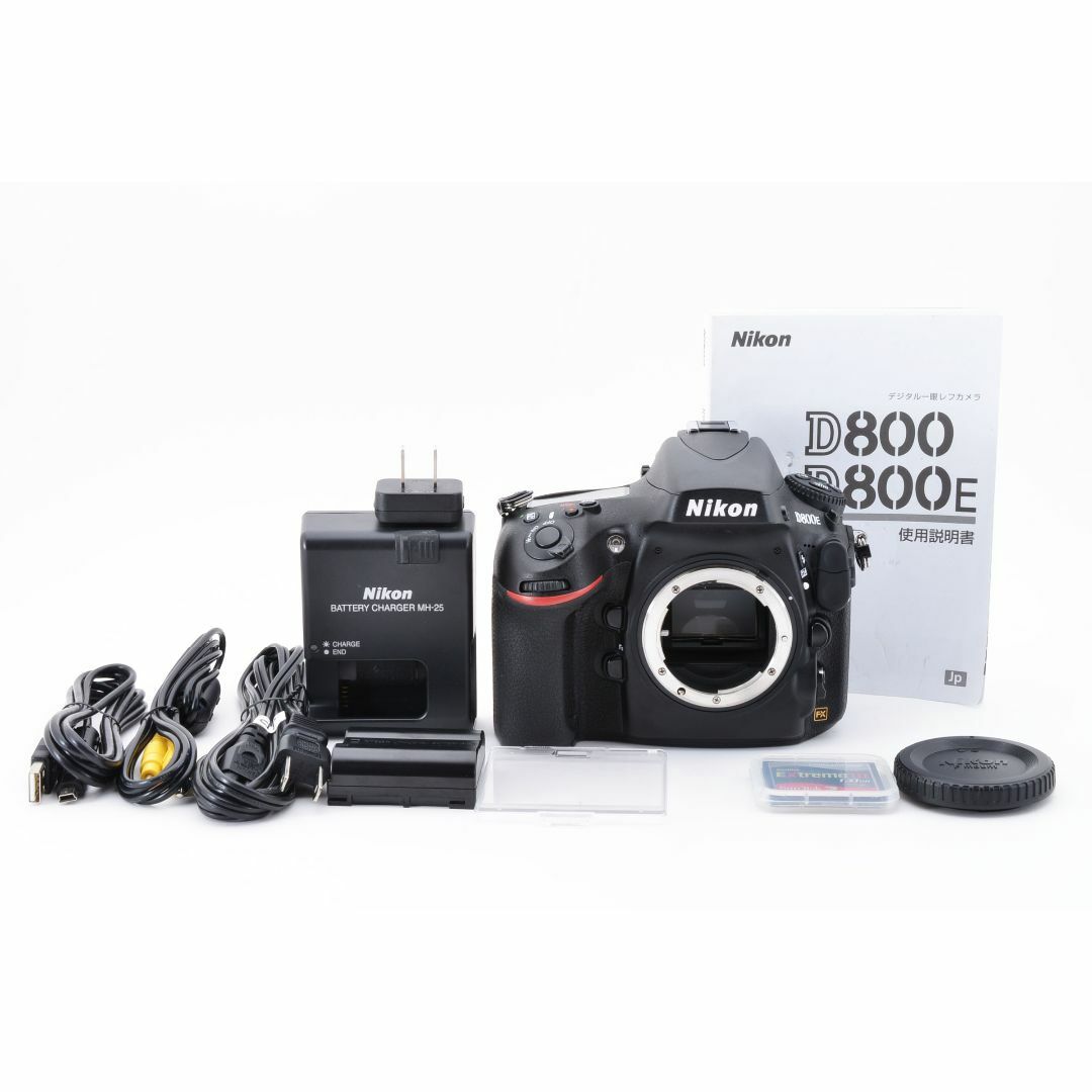 【美品】ニコン Nikon D800E 《ショット数2614回》付属品