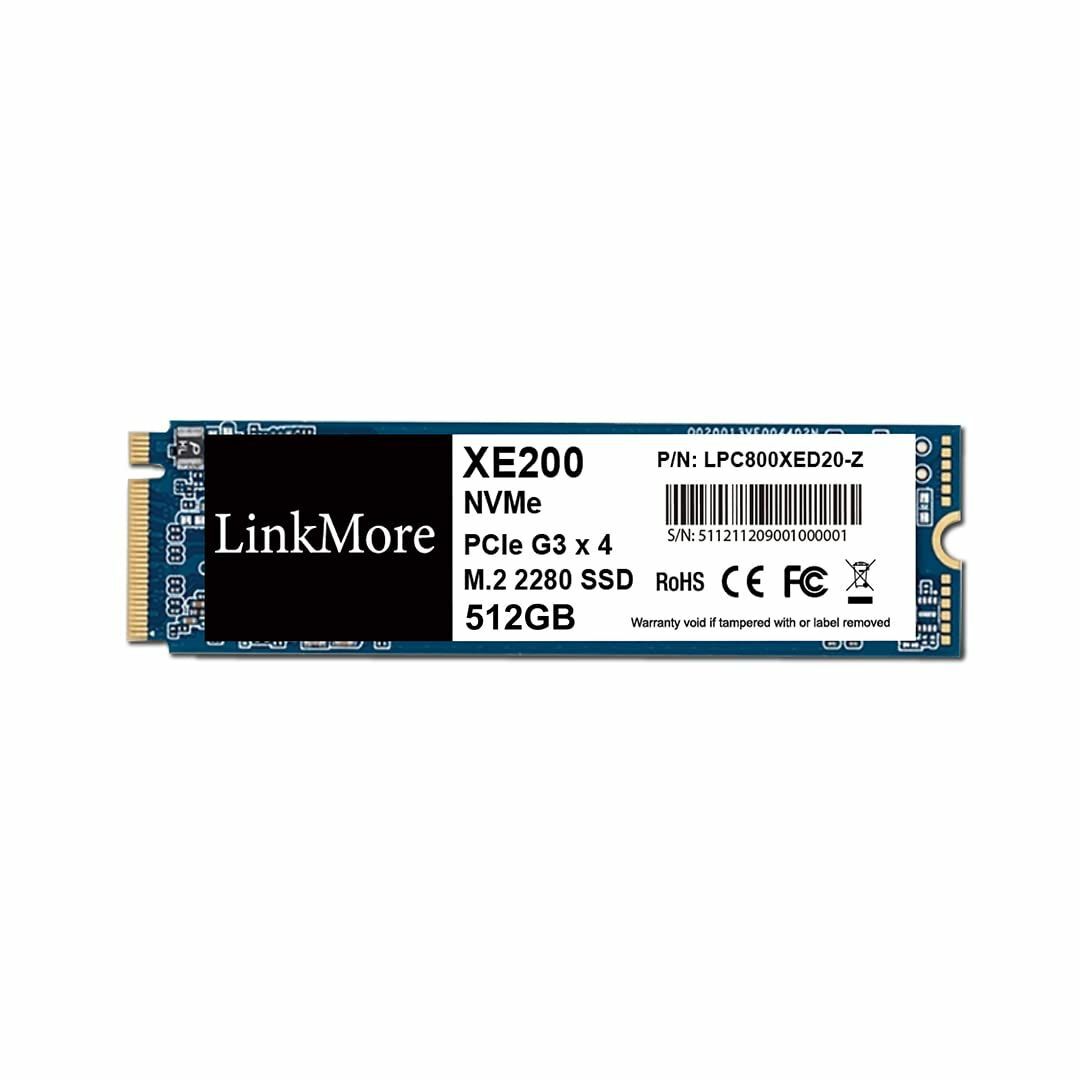 PC/タブレットLinkMore XE200 512GB M.2 2280 SSD PCIe G