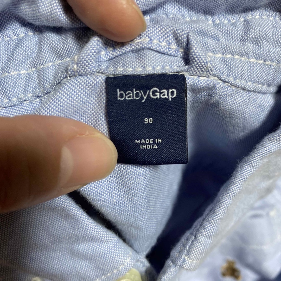 GAP Kids(ギャップキッズ)の90サイズシャツ キッズ/ベビー/マタニティのキッズ服男の子用(90cm~)(Tシャツ/カットソー)の商品写真