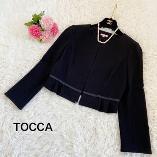 TOCCA 新品　ノーカラー刺繍ジャケット