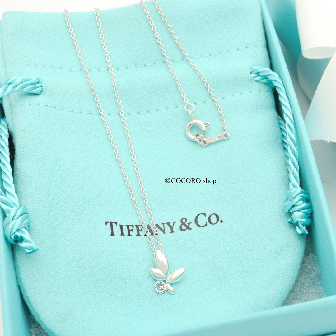 【極美品】TIFFANY&Co. オリーブ リーフ ネックレス