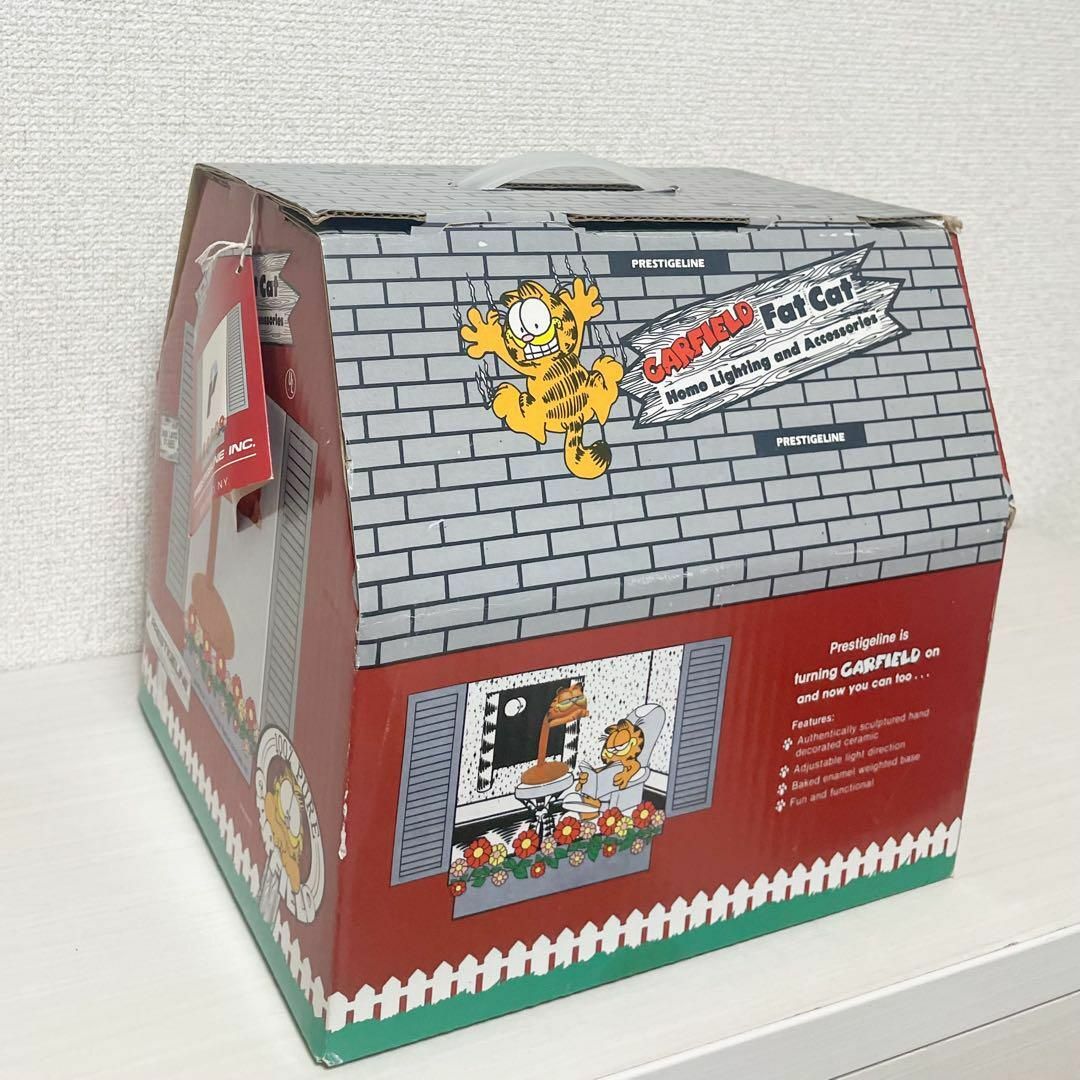 レア【※元箱付き※】1978年製 ガーフィールド ランプ ヴィンテージ 陶器製