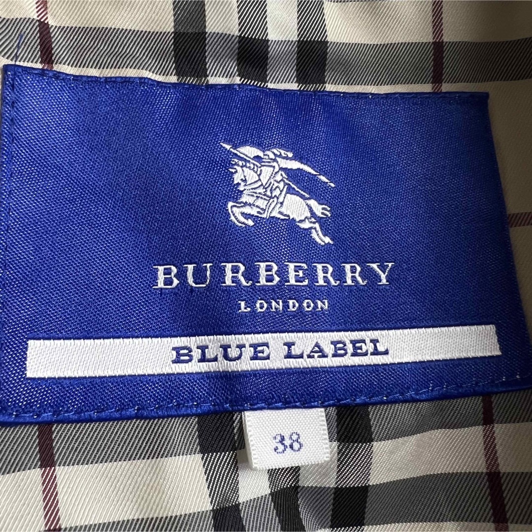 BURBERRY BLUE LABEL - バーバリーブルーレーベル ロングコート サイズ