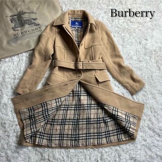 バーバリーブルーレーベル(BURBERRY BLUE LABEL)のバーバリーブルーレーベル　ロングコート　サイズ38 レディース(ロングコート)