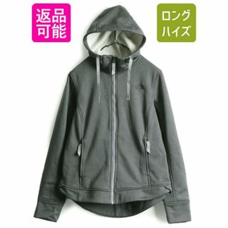 ザノースフェイス(THE NORTH FACE)のノースフェイス フルジップ 裏 フリース フード パーカー ジャケット M 灰(パーカー)