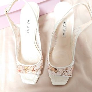 DIANA ダイアナ ミュシャ 百合 バックストラップサンダル 23.5cm DIANA ダイアナ ミュシャ 百合 バックストラップサンダル 23.5cm