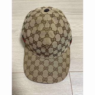 グッチ(Gucci)の番号画像追加⭐︎美品⭐︎GUCCIキャップ ベージュ(キャップ)