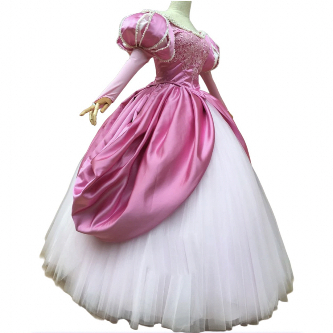 リトルマーメイド アリエル カミスキードレス ピンク Dハロ コスプレ 仮装 リトルマーメイド アリエル カミスキードレス ピンク Dハロ コスプレ 仮装