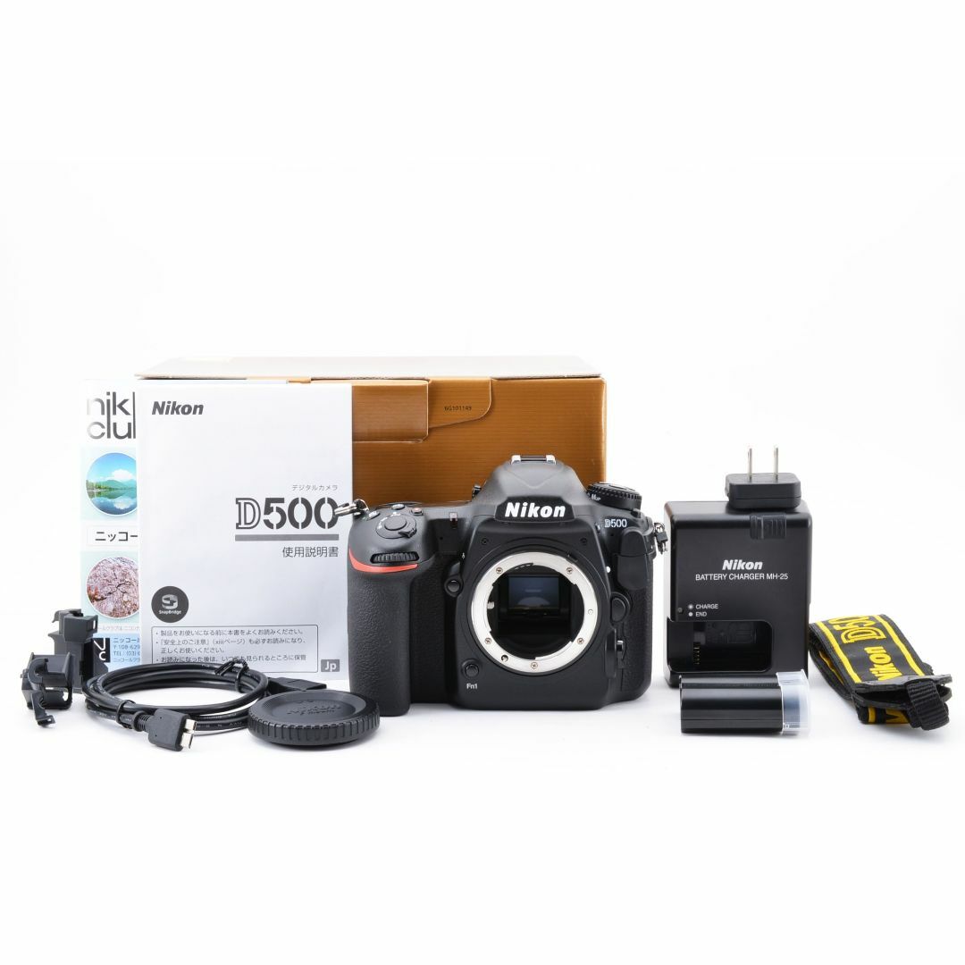 【美品】ニコン Nikon D500 《ショット数少の優良品》付属品