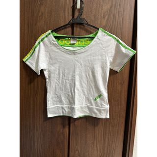 アディダス(adidas)のadidas アディダス　Tシャツ L 中古　古着　ロゴ　レア？(Tシャツ(半袖/袖なし))