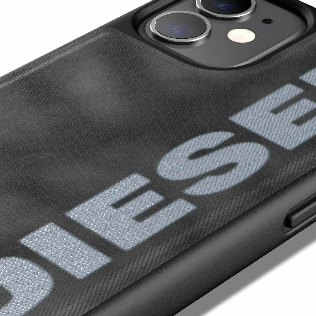 【色: グレー/ホワイト】DIESEL iPhone12 Mini ケース 5.