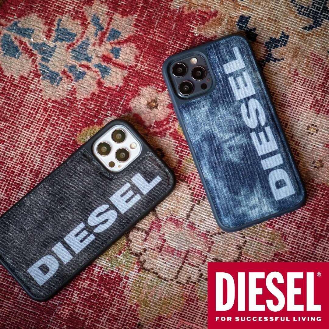 【色: グレー/ホワイト】DIESEL iPhone12 Mini ケース 5.