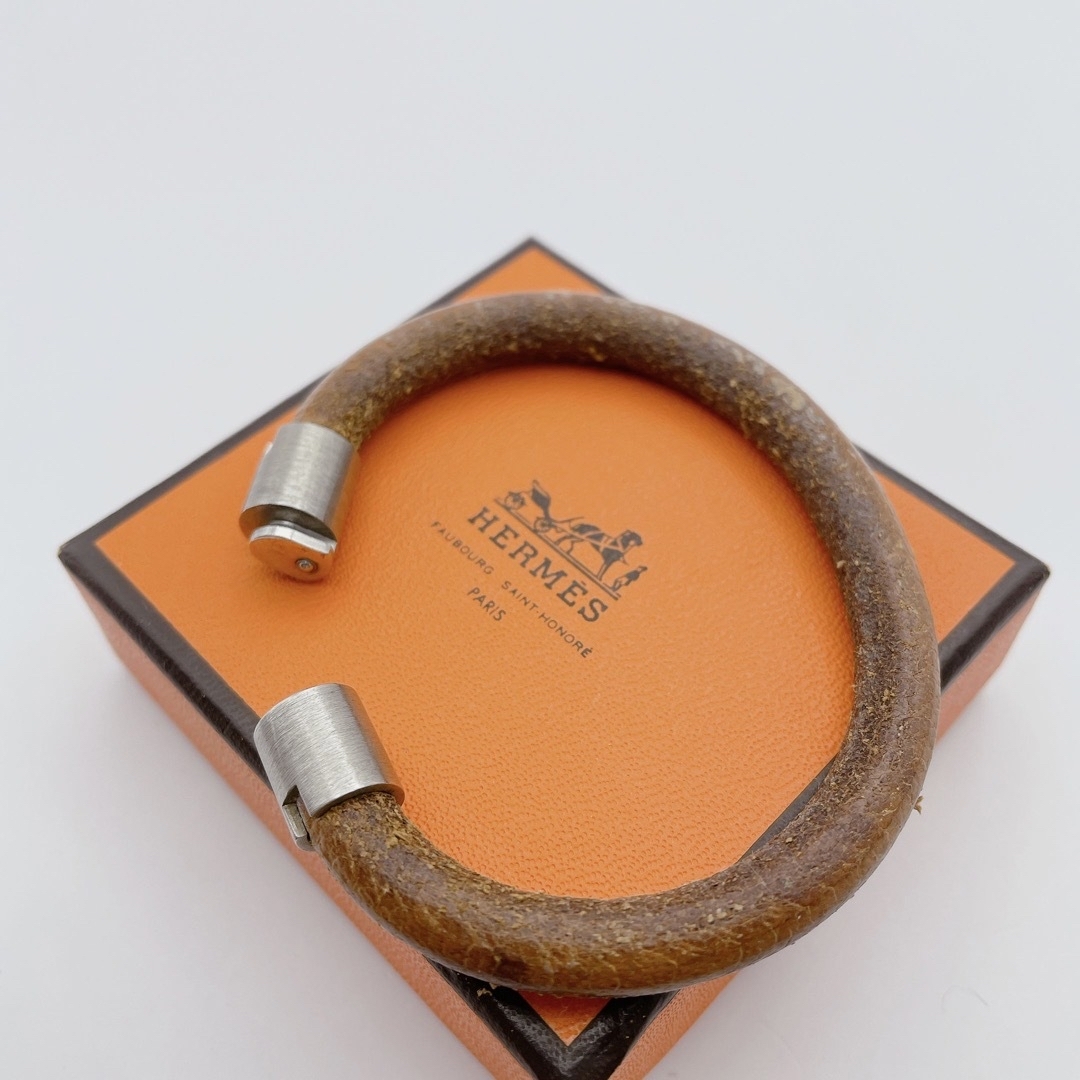 HERMES エルメス イオタ レザー ブレスレット - ブレスレット