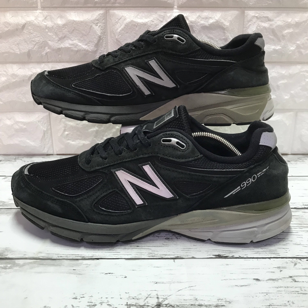 USA製 New Balance M990BK4 ブラック 28.5cm