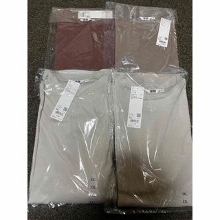 ユニクロ(UNIQLO)の新品　UNIQLO エアリズムコットンオーバーサイズTシャツ　4枚セット(Tシャツ/カットソー(半袖/袖なし))