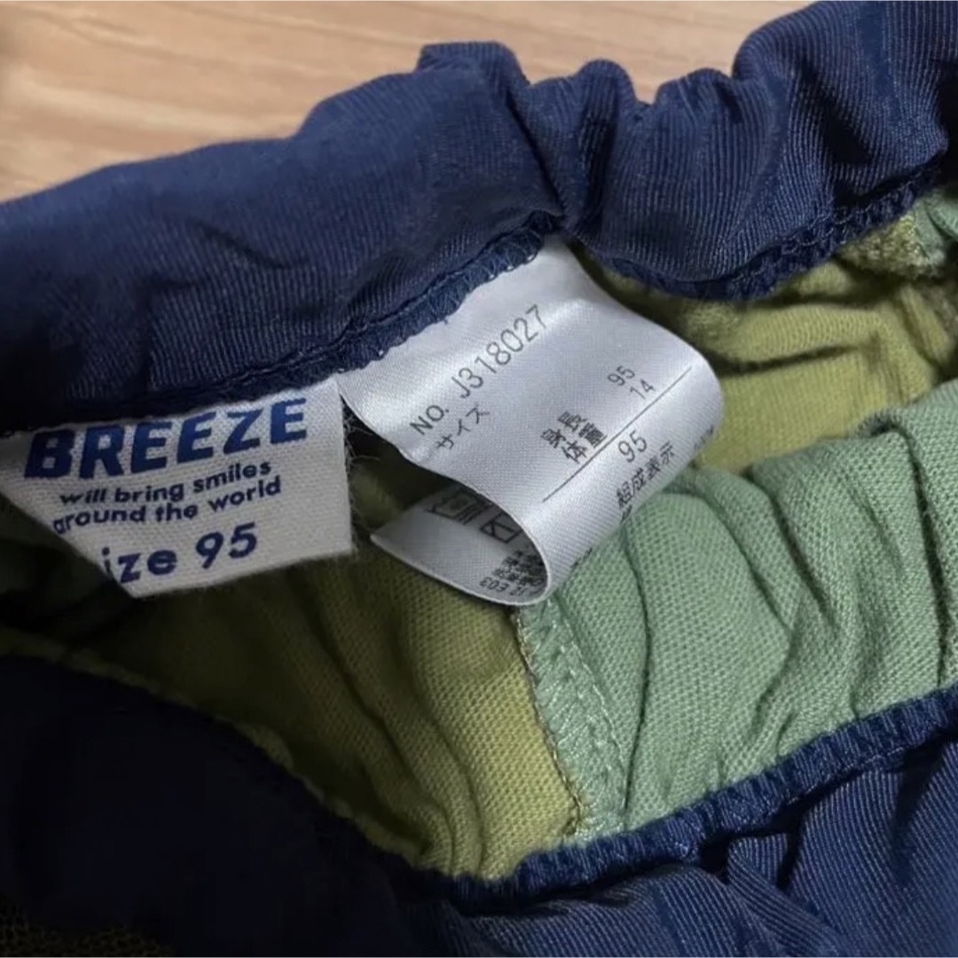 BREEZE(ブリーズ)のBREEZE ブリーズ リメイク風 チュールスカート カーキ ミリタリー 星 キッズ/ベビー/マタニティのキッズ服女の子用(90cm~)(スカート)の商品写真