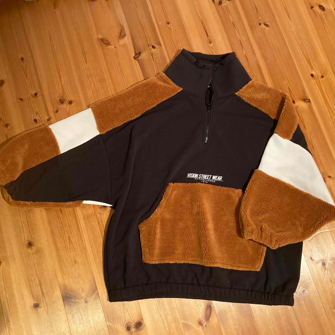 VISION STREET WEAR(ヴィジョン ストリート ウェア)のVENCE share style VISION ビジョン ボア切り替えハーフジ メンズのトップス(その他)の商品写真