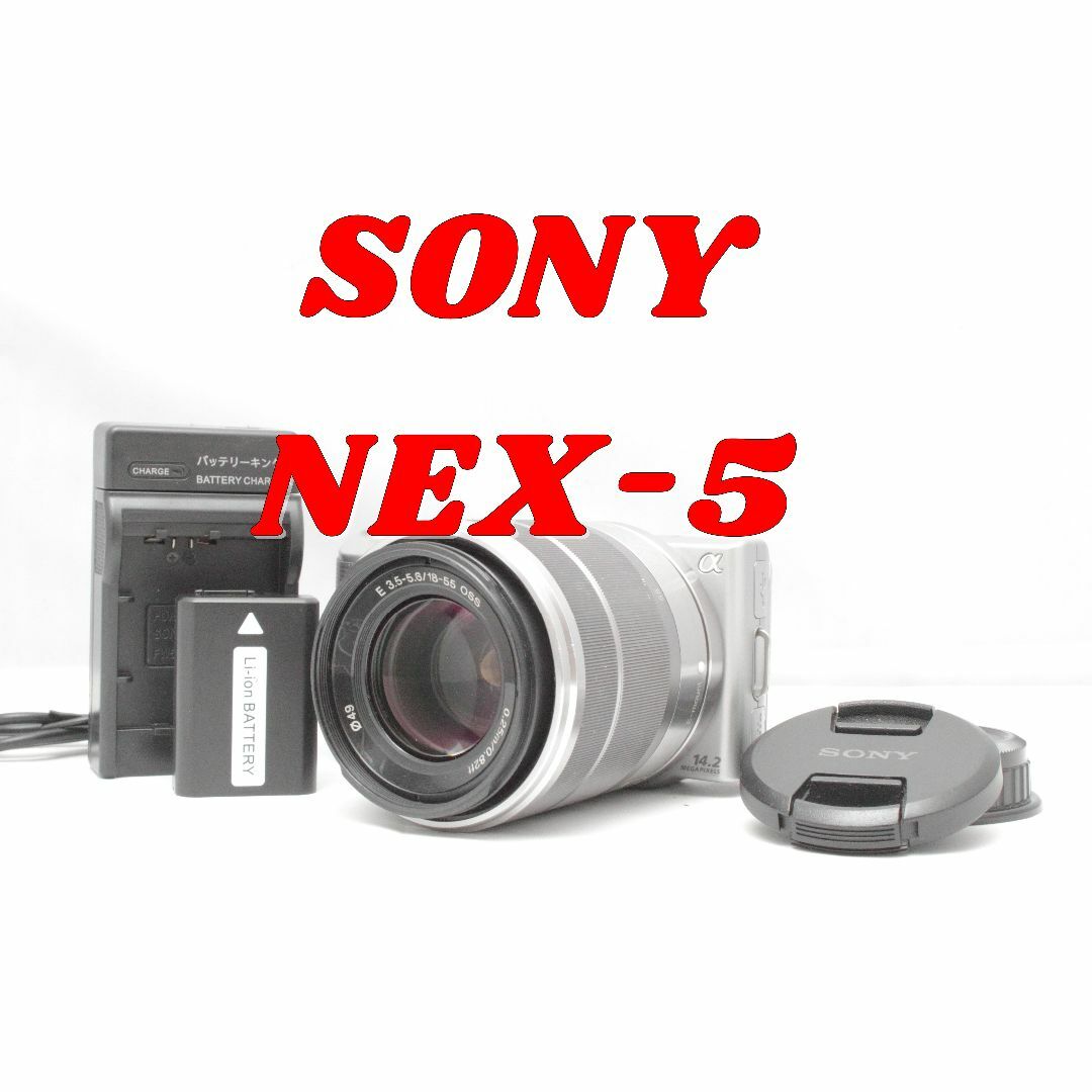 大人気ミラーレスカメラ SONY NEX-5 標準ズーム レンズキット-