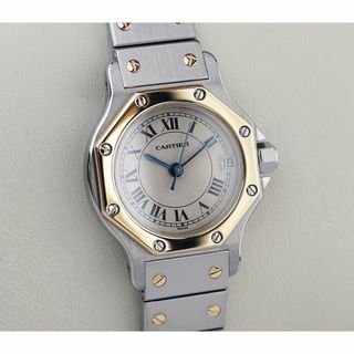 カルティエ(Cartier)の美品 カルティエ サントス オクタゴン コンビ ローマン SM Cartier (腕時計)