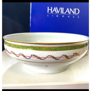 アビランド(Haviland)のアビランドリモージュ ヴューパリグリーン　特大ボウル(食器)