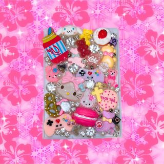 キティ 鏡 デコ ラインストーン ミラー - 卓上ミラー Hello Kitty デコレーションミラー