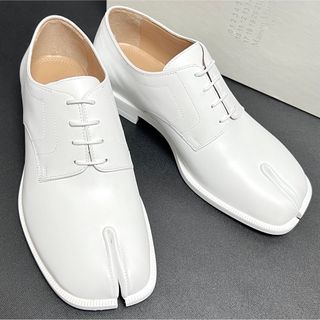 マルタンマルジェラ(Maison Martin Margiela)の40 新品 メゾンマルジェラ タビ レースアップ シューズ Tabi 白 メンズ(ドレス/ビジネス)