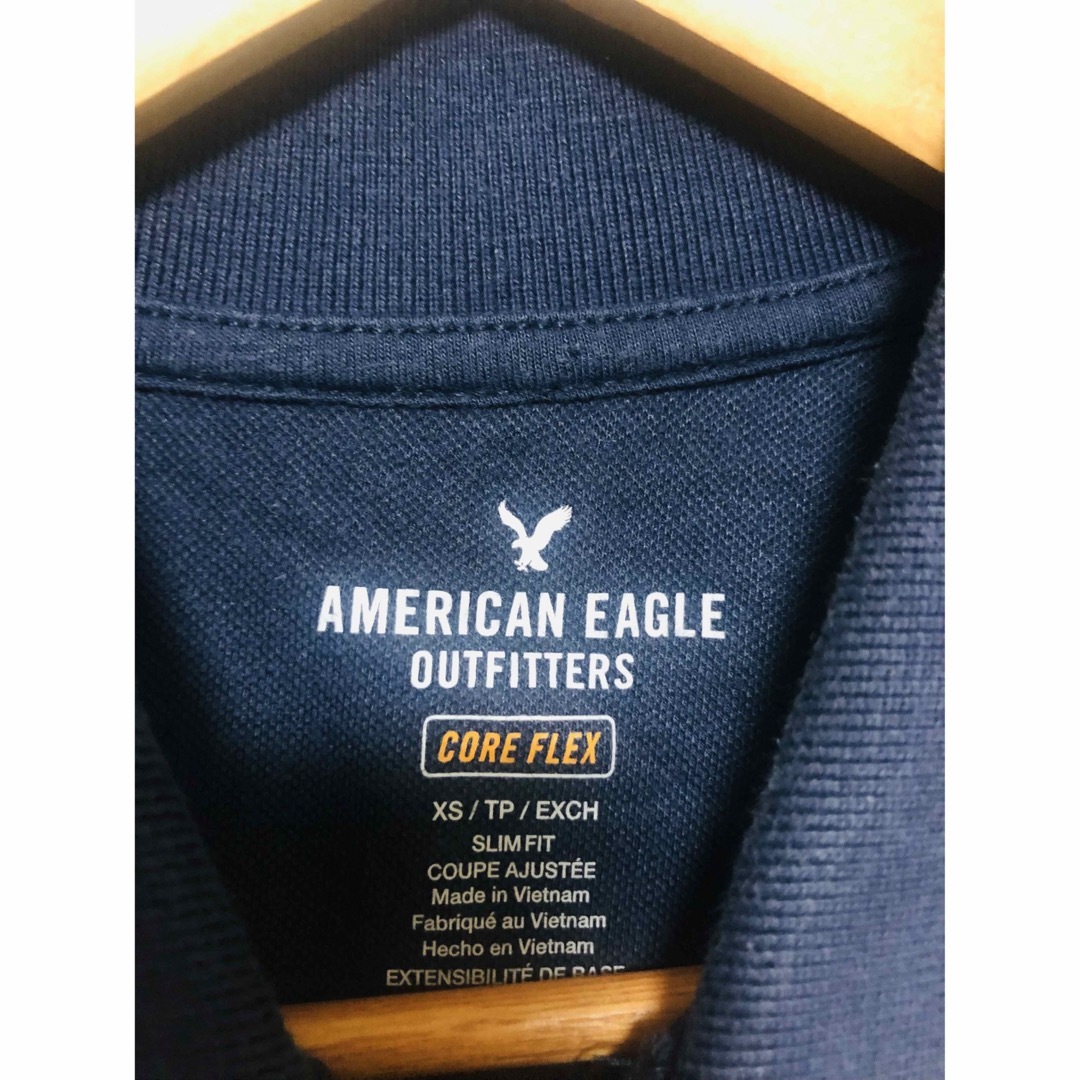 American Eagle(アメリカンイーグル)のAMERICAN EAGLE OUTFITTERS メンズポロシャツ　サイズXS メンズのトップス(ポロシャツ)の商品写真