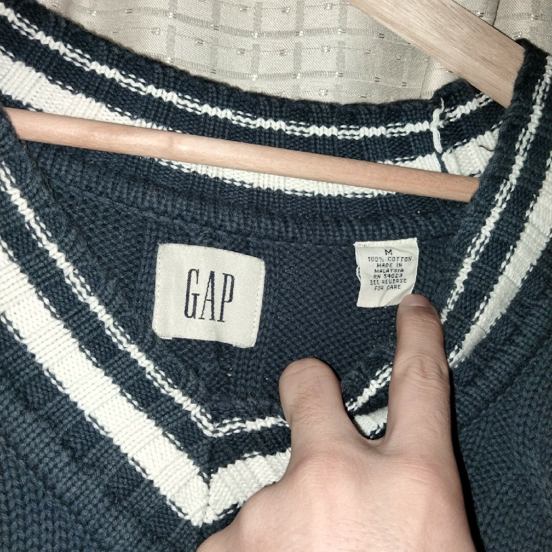 【GAP】90s チルデンニット　オールドギャップ