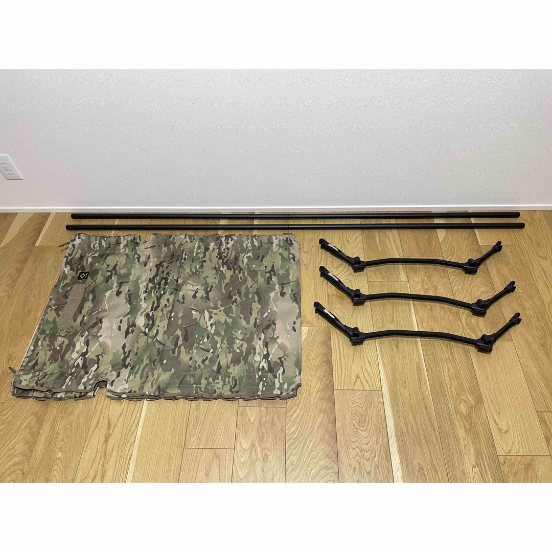美品】ヘリノックス タクティカルコット マルチカモ-