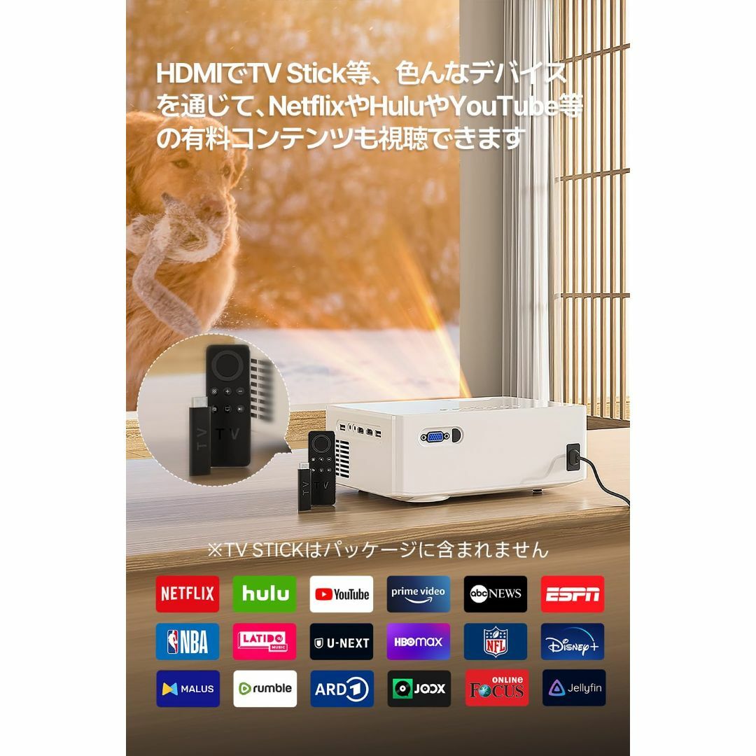 【超高速 | テレビ代わり】O1 ミニ プロジェクター 小型 フルHD 1080