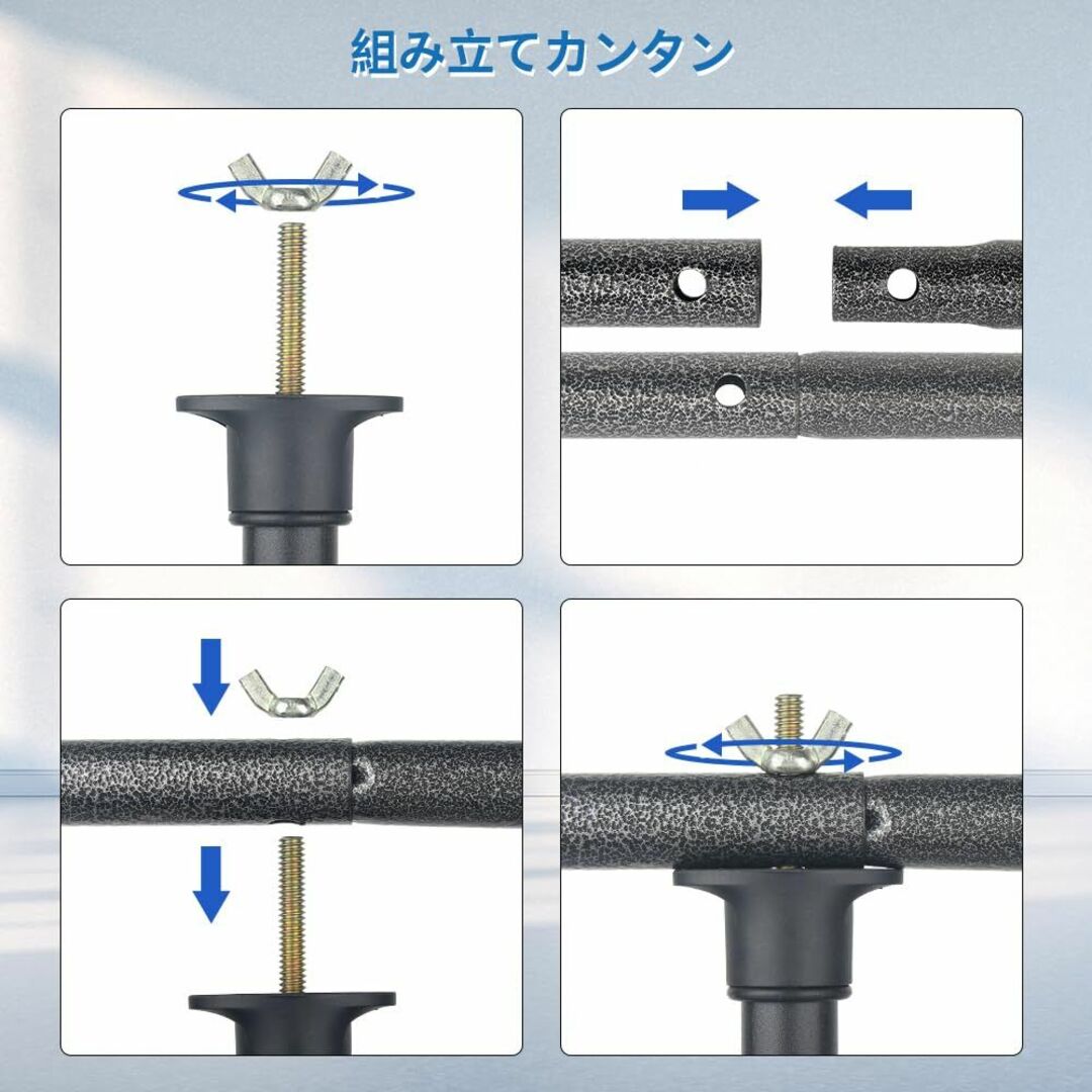 Hemmotop 卓上 背景スタンド 小型 68x75cm コンパクト 撮影スタ 5