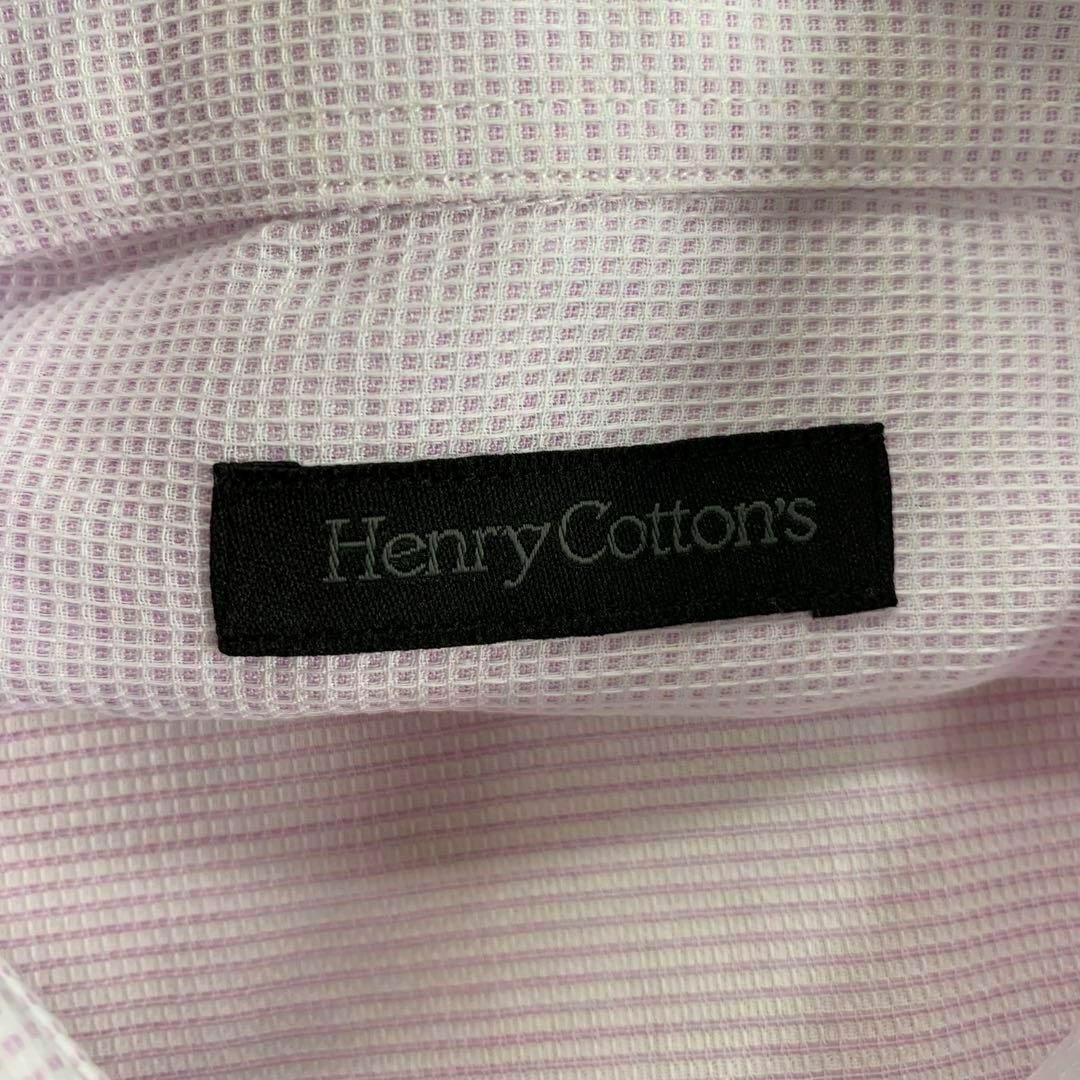 【大幅セール中】ヘンリーコットンズ　父の日　ワイシャツ　ピンク