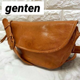 ♪♪GENTEN ゲンテン レディース ハンドバッグ レザー モスグリーン