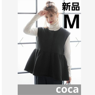 コカ(coca)の【新品】coca コカ  キルティングベスト　M(ベスト/ジレ)