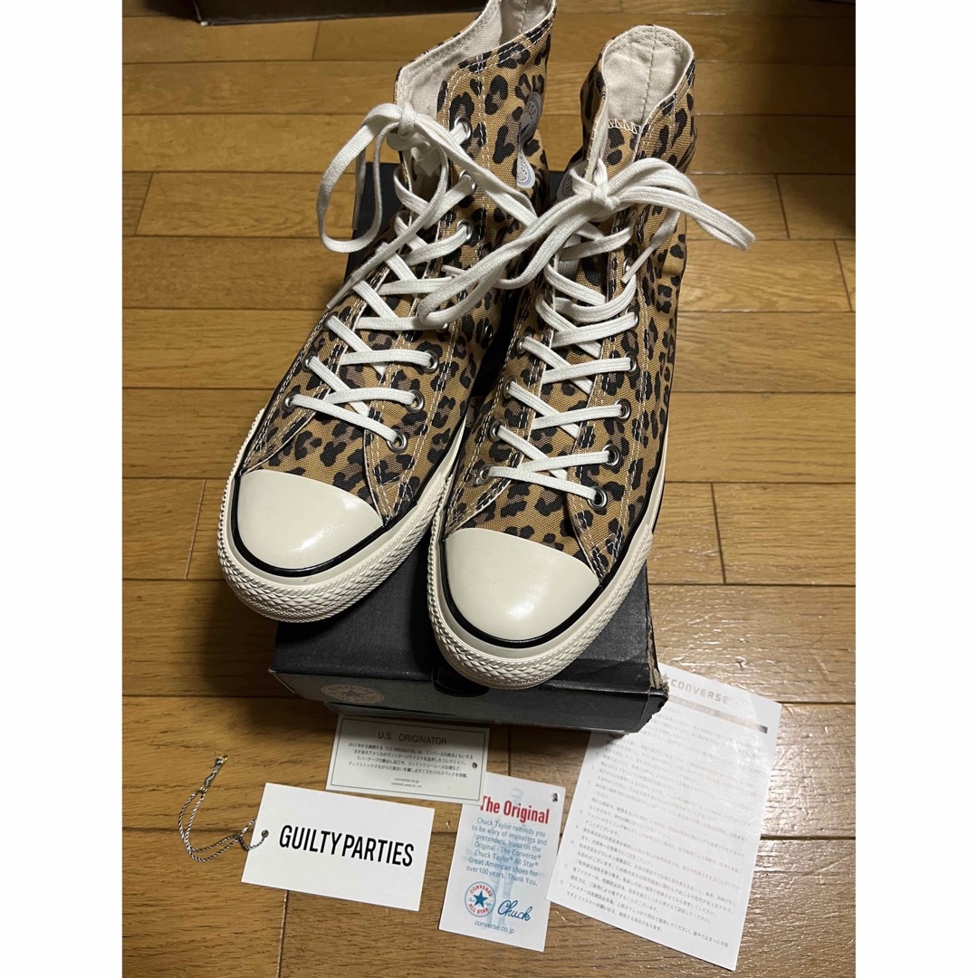 wacko maria コンバース leopard 28cmレオパードキムタク着