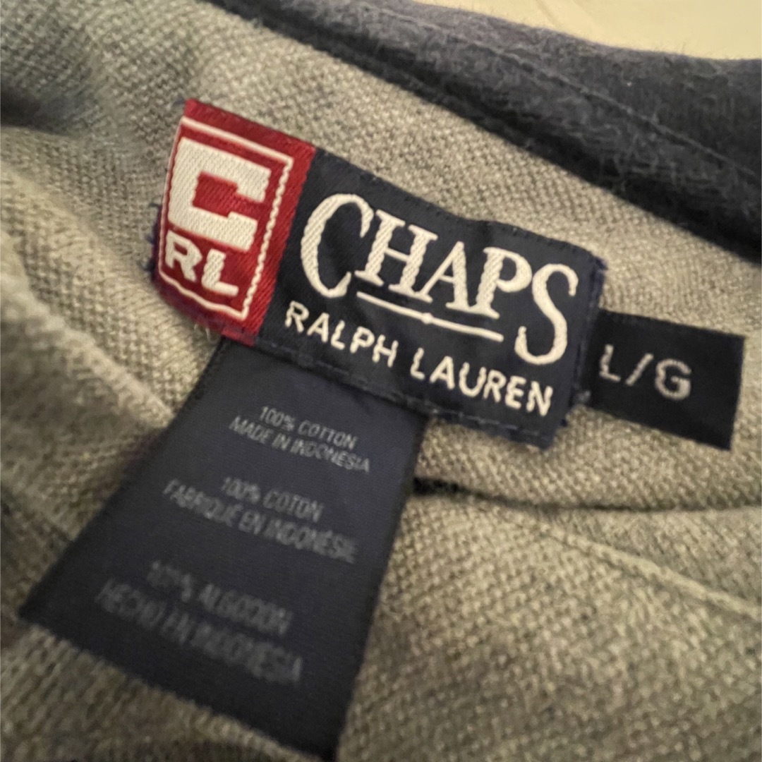 CHAPS(チャップス)の古着　CHAPS RALPH LAUREN ポロシャツ　Lサイズ メンズのトップス(ポロシャツ)の商品写真