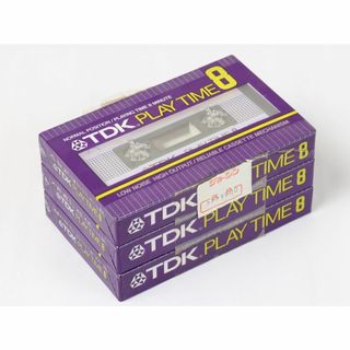 ティーディーケイ(TDK)の激レア 新品未開封 オーディオカセットTDK PLAY TIME 8 3本セット(その他)