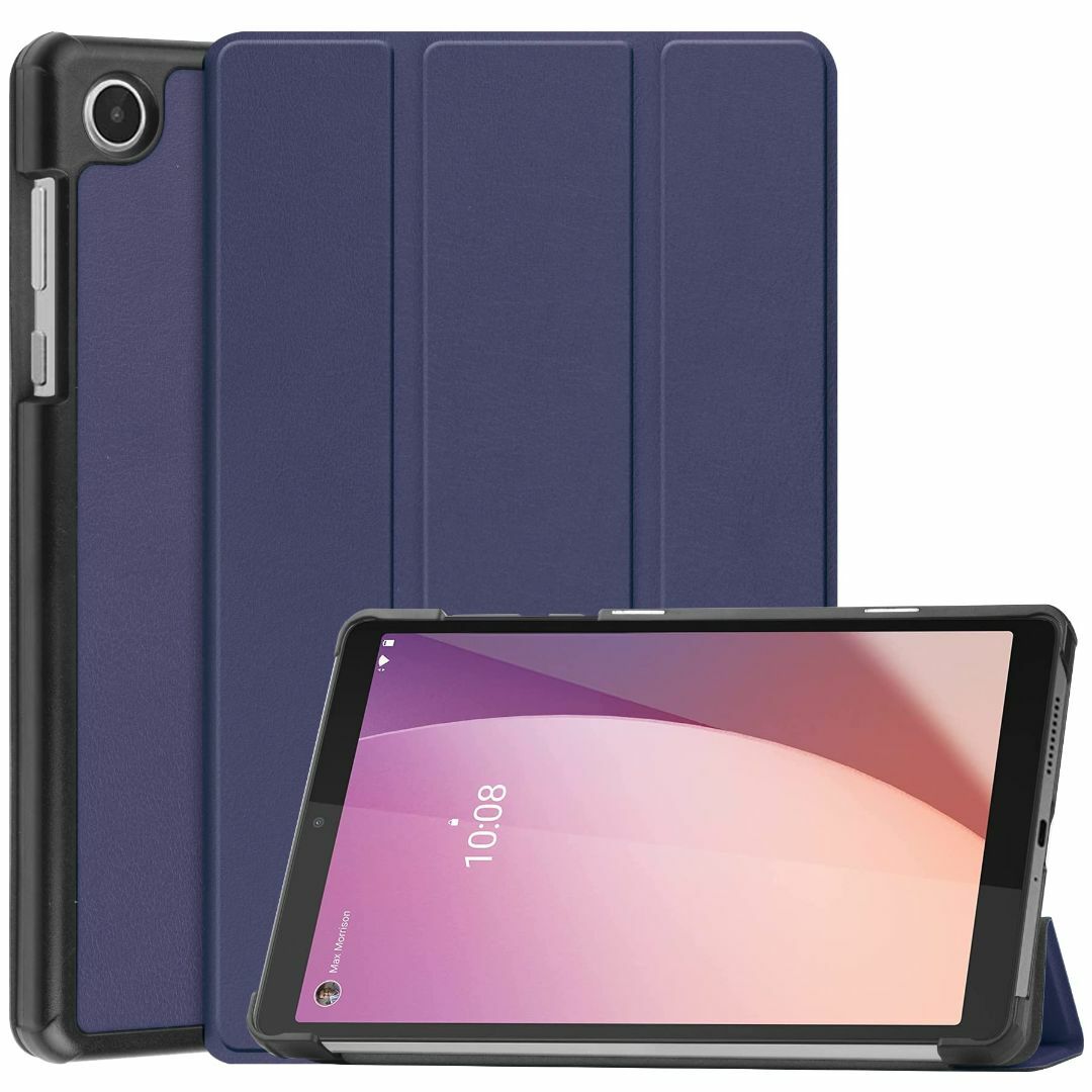 【色: ブルー】For Lenovo Tab M8 (4th Gen) TB-3