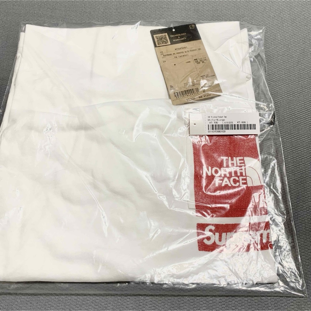 【美品】supreme pocket tee XL