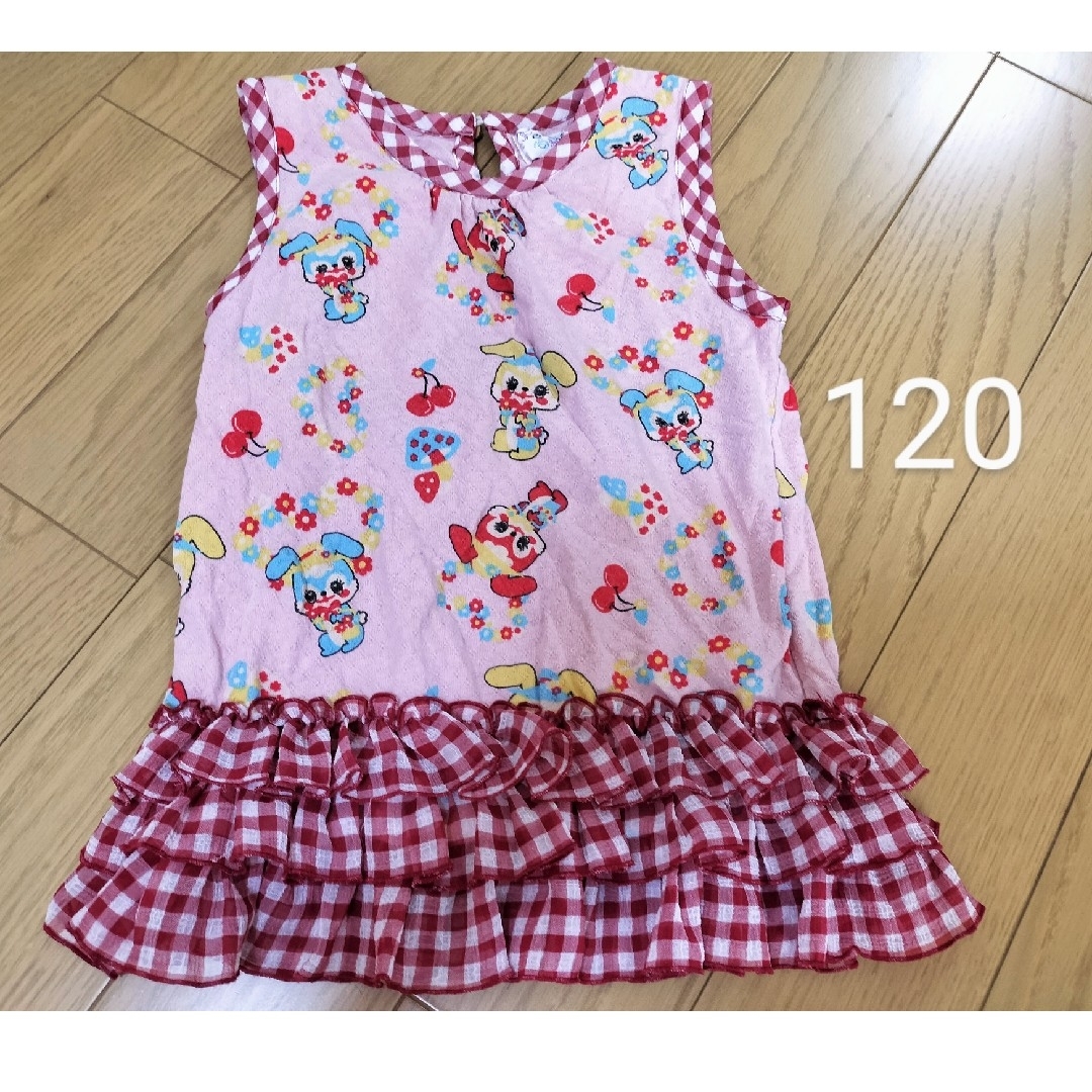 FORTY ONE(フォーティーワン)のフォーティーワン チュニック 120サイズ キッズ/ベビー/マタニティのキッズ服女の子用(90cm~)(Tシャツ/カットソー)の商品写真