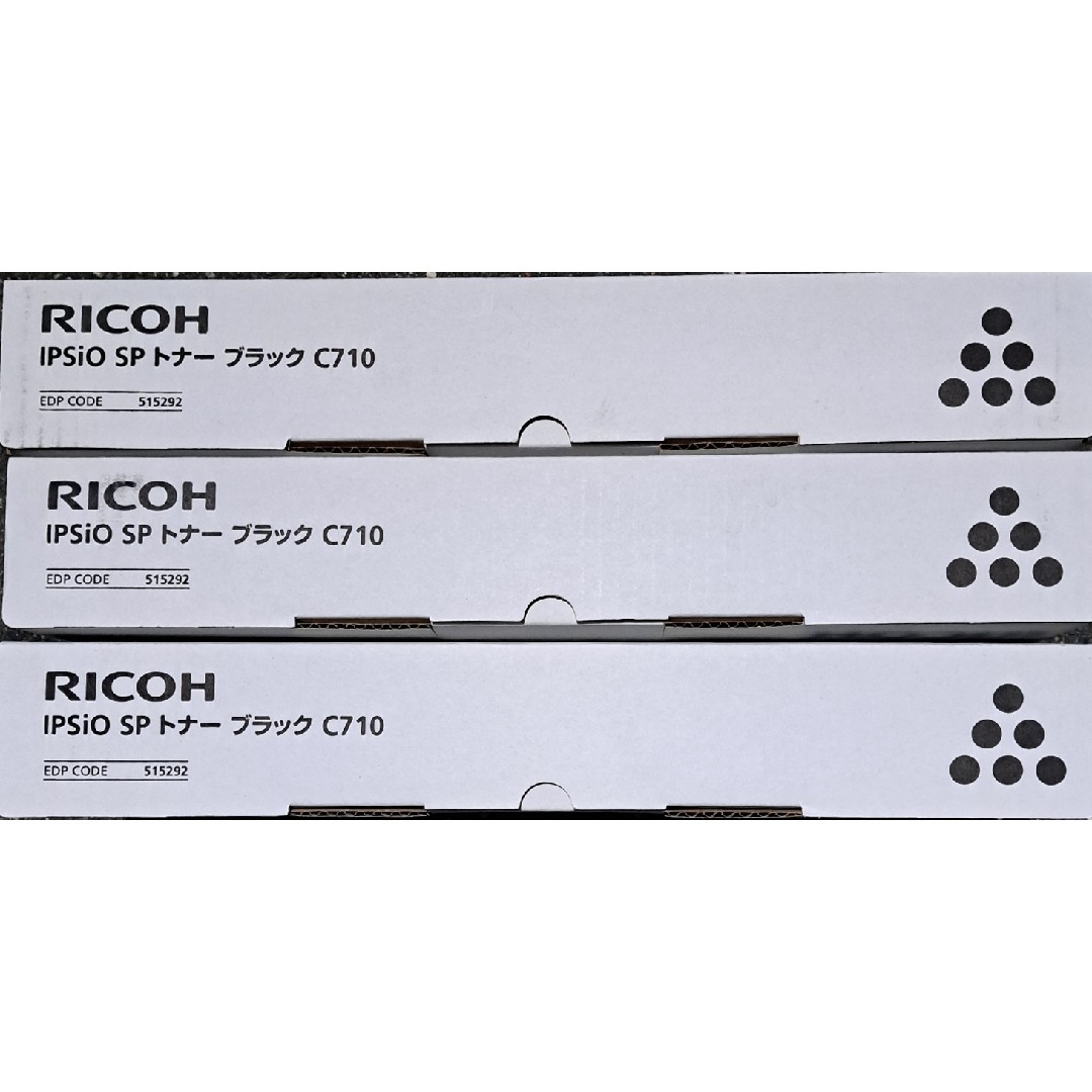 RICOH RICOH IPSIO SPトナーブラックC710の通販 by MJ's shop｜リコーならラクマ